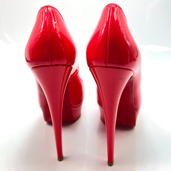 🌷❤️‍🔥SPRING SALE 🔥 FINAL PRICE🌷Christian Louboutin Lady Peep 150 Corail 35.5 - Picture 4 of 7